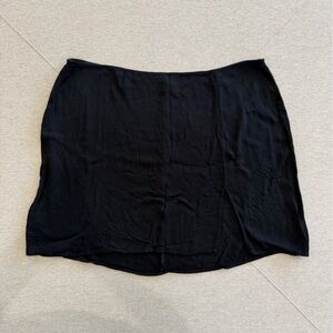 Reformation Black Mini Skirt